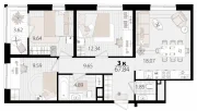 3-х комнатная квартира